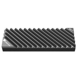 Jonsbo M.2-3 GREY Computerkølesystem Solid-state drev Køleplade/køler Sort, Grå 1 stk