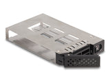 DeLOCK 47018 drive bay panel 2.5" Opbevaring drev bakke Sort, Sølv