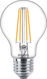 Philips Filament pære, klar 60 W A60 E27