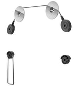 Goobay TV EasyMount L 139,7 cm (55") Sort, Sølv