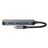 Nedis CCGB64220GY01 interface hub USB 3.2 Gen 1 (3.1 Gen 1) Type-C 5000 Mbit/s Grå
