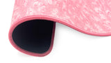 Deltaco Gaming PMP80 Gaming-musemåtte Large, 450 x 400 x 4 mm, syede kanter, pink