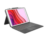 Logitech Combo Touch QWERTZ Schweizisk Smart Connector Grafit