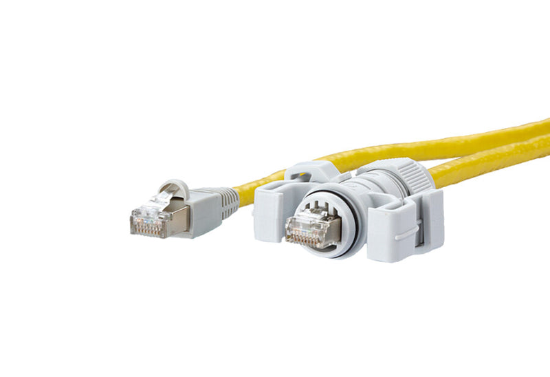 METZ CONNECT E-DAT V6 netværkskabel Gul 1 m Cat6 S/FTP (S-STP)