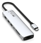 Satechi ST-P7SS interface hub USB Type-C 10000 Mbit/s Sølv