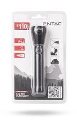 Entac EFL-1W-ALU lommelygte Sort Hånd lommelygte LED