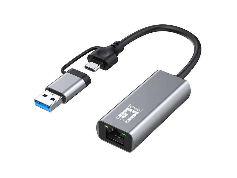 LevelOne USB-0423 netværkskort Ethernet 2500 Mbit/s