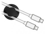 DeLOCK 18345 kabelorganisator Bord/Væg Kabelholder Sort 10 stk