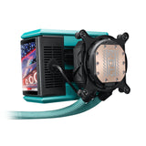 ASUS ROG RYUO IV 360 ARGB Hatsune Miku Edition Processor Alt-i-en væskekøler 12 cm Sort, Turkis