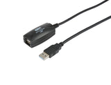 Prokord USBEX02-15m USB-kabel USB 2.0 USB A Sort
