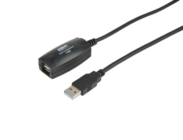 Prokord USBEX02-10m USB-kabel USB 2.0 USB A Sort