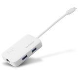 Edimax EU-4308 dockingstation USB 3.2 Gen 1 (3.1 Gen 1) Type-C Hvid
