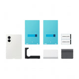 Samsung EF-EF971CWEGWW mobiltelefon etui 19,3 cm (7.6") Cover Hvid