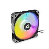 Sharkoon F50 Computerkabinet Ventilator 12 cm Sort, Grå