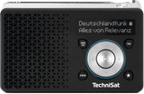 TechniSat DIGITRADIO 1 A Bærbar Analog & digital Sort, Sølv