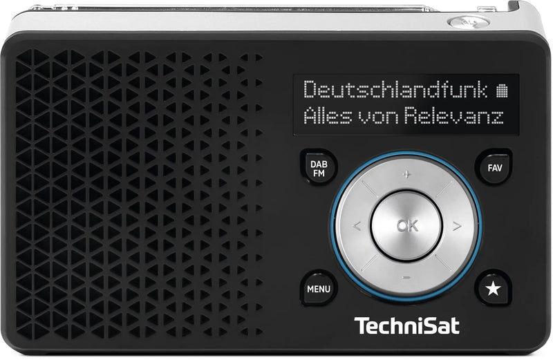 TechniSat DIGITRADIO 1 A Bærbar Analog & digital Sort, Sølv