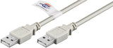 Goobay 50798 USB-kabel USB 2.0 5 m USB A 0,48 Gbit/sek. Grå