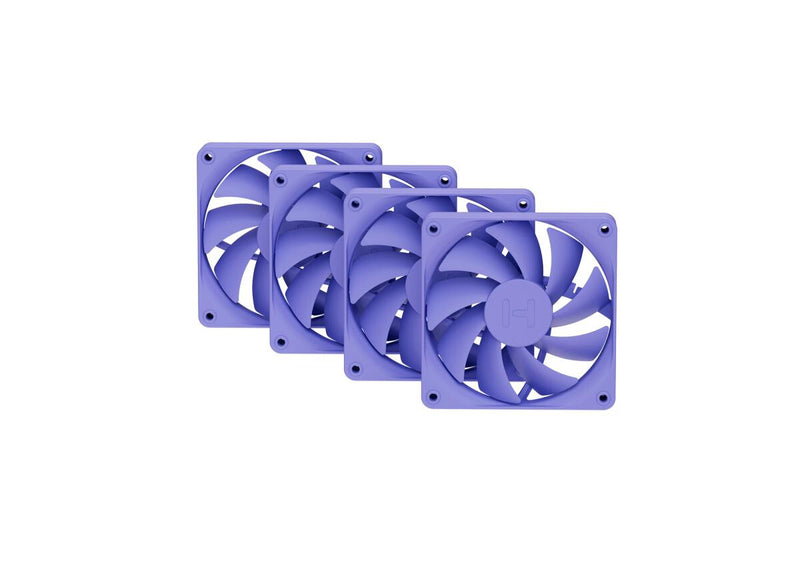 HYTE FAN- -FA12-TM-4 Computerkølesystem Processor Ventilator 12 cm Violet 4 stk