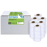 DYMO Ægte LabelWriter-adresselabels | 28 mm x 89 mm | 24 ruller med 130 let-aftrækkelige labels (3120 labels) | Selvklæbende | til LabelWriter-labelmaskiner