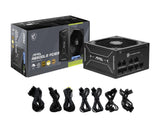 MSI MAG A650GLS PCIE5 enhed til strømforsyning 650 W 24-pin ATX ATX Sort