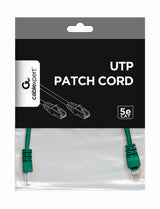 Gembird Patch Cord Cat.5e UTP 0.25m netværkskabel Grøn 0,25 m Cat5e U/UTP (UTP)