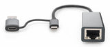 Inca IUTP-01TX interface hub USB 3.2 Gen 1 (3.1 Gen 1) Type-A + Type-C Blå