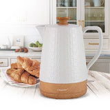 Maestro MR-076 elkedel 1,8 L 1800 W Hvid, Træ
