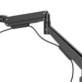 Hama 00220907 skærmbeslag og -stativer 88,9 cm (35") Skrivebord Sort