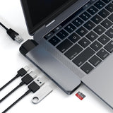 Satechi ST-TCPHEM dockingstation Thunderbolt 3 Grå