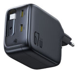 Baseus E0121E00 oplader til mobil enhed Smartphone, Tablet, Laptop, Hovedtelefoner Sort Vekselstrøm Hurtig opladning Indendørs