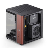 Jonsbo TK-0 BLACK computeretui Sort, Træ