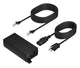 HP Poly PoE++ 65W 2.5G Adapter with 3.66m CAT6A Cable and Power Cord Sort