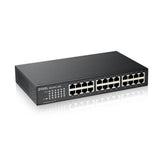 Zyxel GS1100-24E Ikke administreret Gigabit Ethernet (10/100/1000) Sort