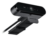 Logitech Brio Ultra HD Pro Business Webcam Privacy Cover Beskyttelse af personlige oplysninger Sort