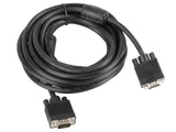 Lanberg CA-VGAC-10CC-0050-B VGA kabel 5 m VGA (D-Sub) Sort