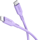 Goobay 77745 USB-kabel USB 2.0 1,5 m USB C 0,48 Gbit/sek. 60 W Lilla