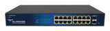 ALLNET ALL-SG8418PM netværksswitch Administreret L2 Gigabit Ethernet (10/100/1000) Strøm over Ethernet (PoE) 19U Sort