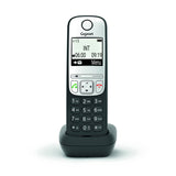 Gigaset A690HX Analog/DECT-telefon Nummervisning Sort, Sølv