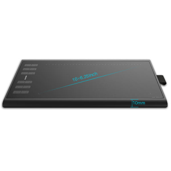 HUION H1060P tegneplade Sort 5080 lpi 250 x 160 mm USB