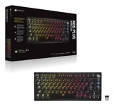 Corsair K65 PLUS tastatur Spil USB + RF Wireless + Bluetooth QWERTZ Tysk Sort