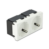 DeLOCK 81423 stikkontakt CEE 7/3 Hvid