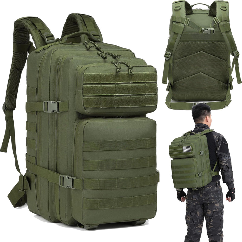 Extralink MILITARY Kuprin SZKOLNY TAKTYCZNY PODRÓNY MSKI DUY 45L MIL-1115 Grøn