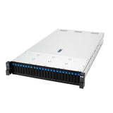 ASUS RS720A-E13-RS24G Socket SP5 Stativ (2U) Sort, Sølv