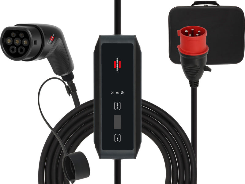 Brennenstuhl eMobility Ladekabel Typ 2 Mode 2 16 A 11 kW Sort