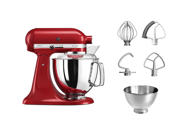 KitchenAid Artisan 5KSM175PS Bordmixer 300 W Rød