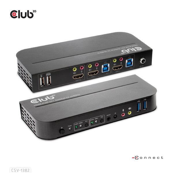 CLUB3D CSV-1382 KVM Switch Sort