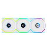 Lian Li UNI FAN SL Wireless LCD 120 Computerkabinet Ventilator 12 cm Hvid 3 stk