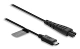 DeLOCK 91796 el-ledning Sort 1,2 m USB C 2-polet