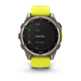 Garmin fenix 8 3,3 cm (1.3") 47 mm Digital 260 x 260 pixel Berøringsskærm Titanium Wi-Fi GPS (satellit)