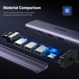 Ugreen 60554 dockingstation Ledningsført USB 3.2 Gen 1 (3.1 Gen 1) Type-C Grå